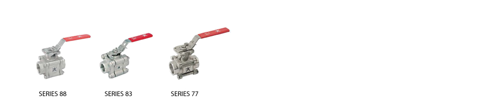 Seal All Fluid distributes High Performance Three-Piece Ball Valves by Mars